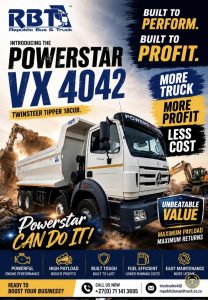 NEW POWERSTAR VX 4042 TWINSTEER TIPPER TRUCK