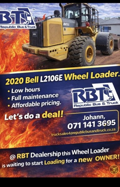 2020 BELL L2106E WHEEL LOADER